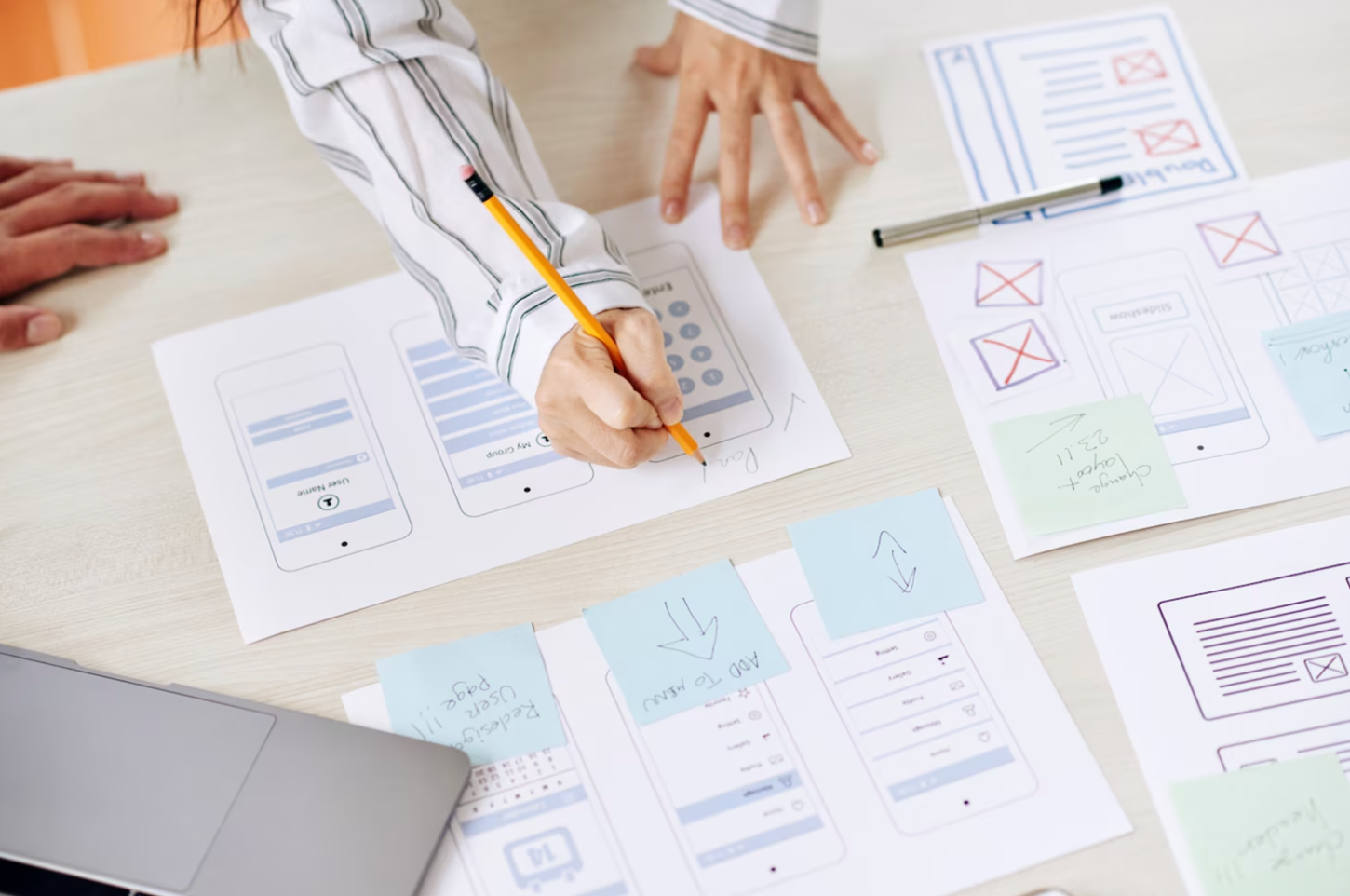 Ilustração de especificação de projeto